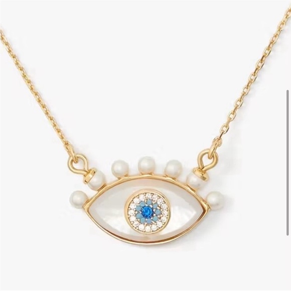 $98 Kate Spade Evil‎ Eye All Seeing Pendant Necklace NWT